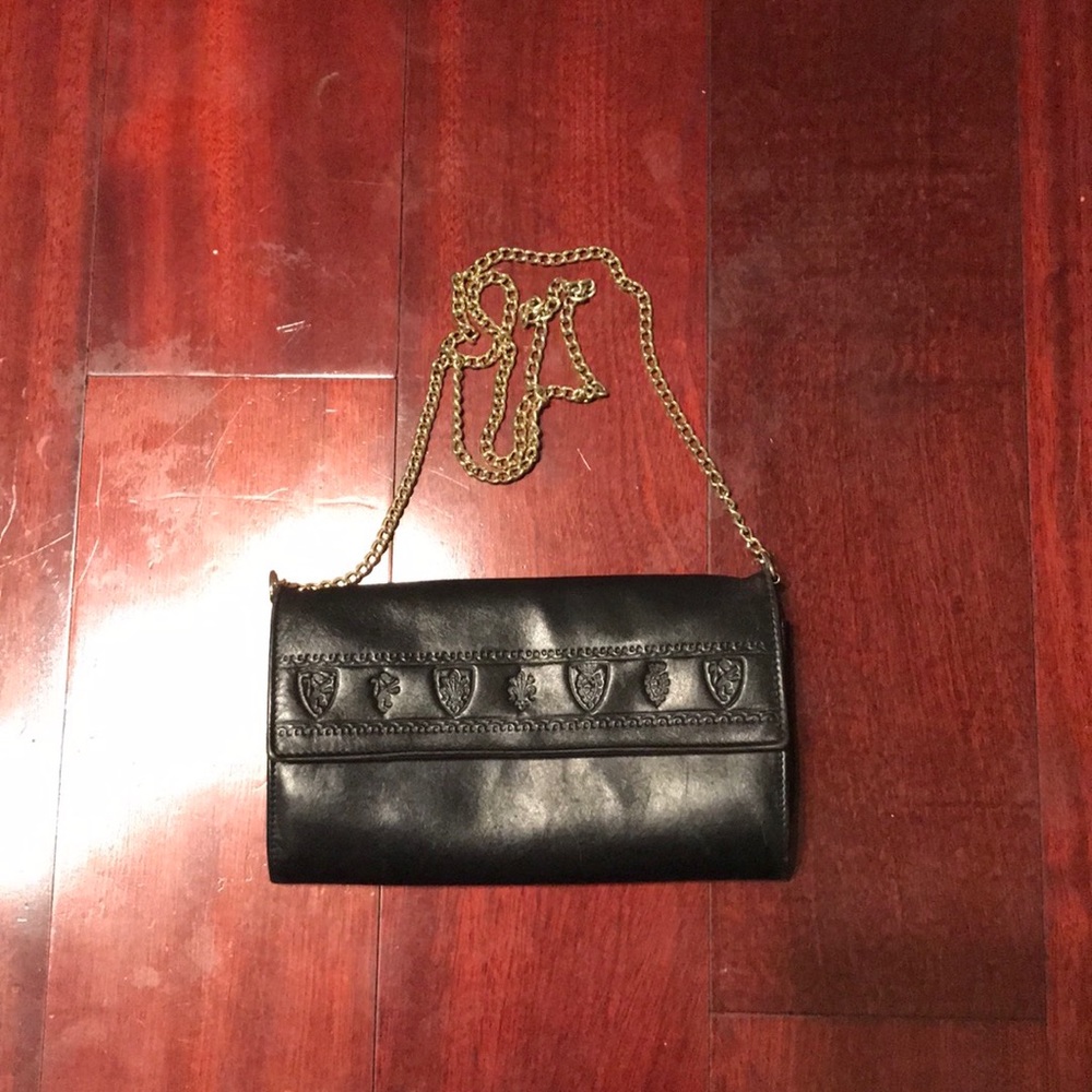 Saks fifth over the shoulder clutch